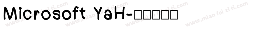 Microsoft YaH字体转换